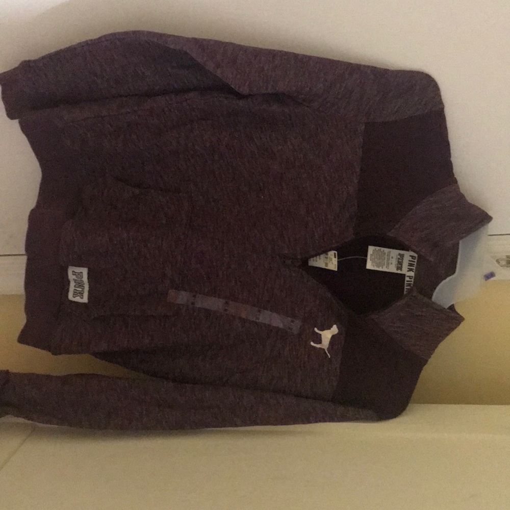 Pink Victoria’s Secret quarter zip